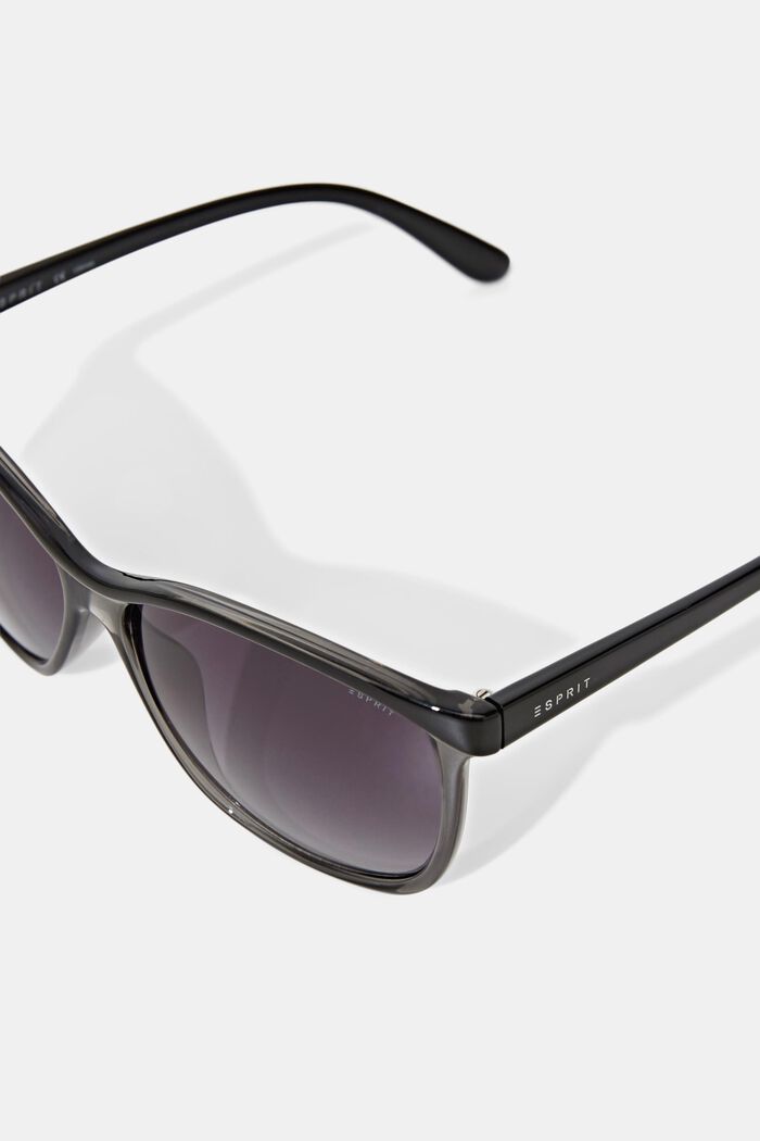 Sunglasses with semi-transparent frames, GREY, detail image number 1