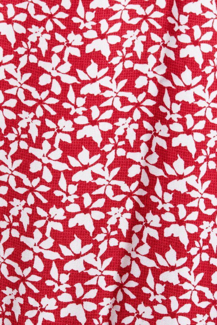 Printed Beach Dress, DARK RED, detail image number 4
