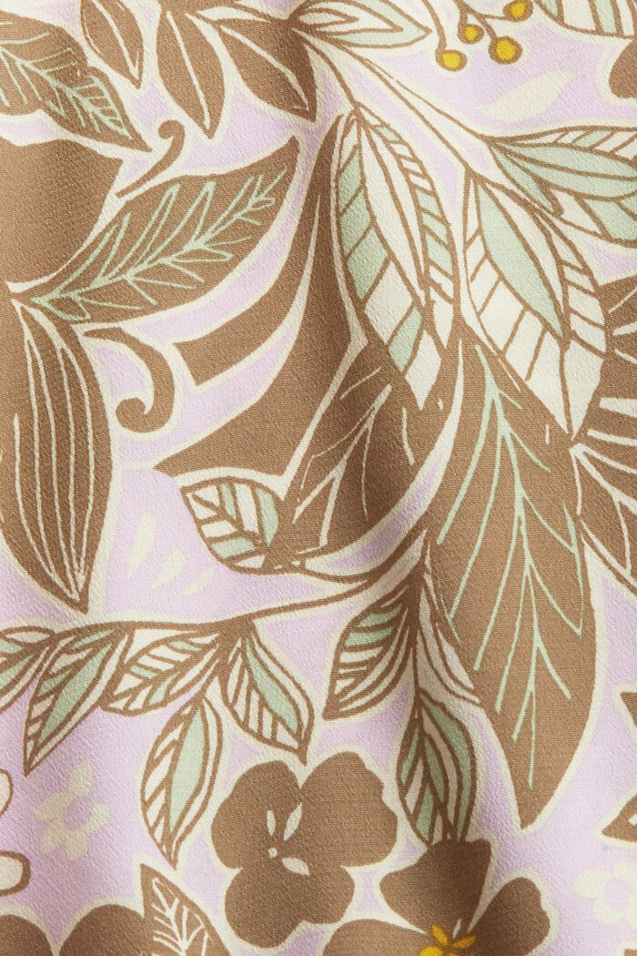 Print blouse made of LENZING™ ECOVERO™, LAVENDER, detail image number 4