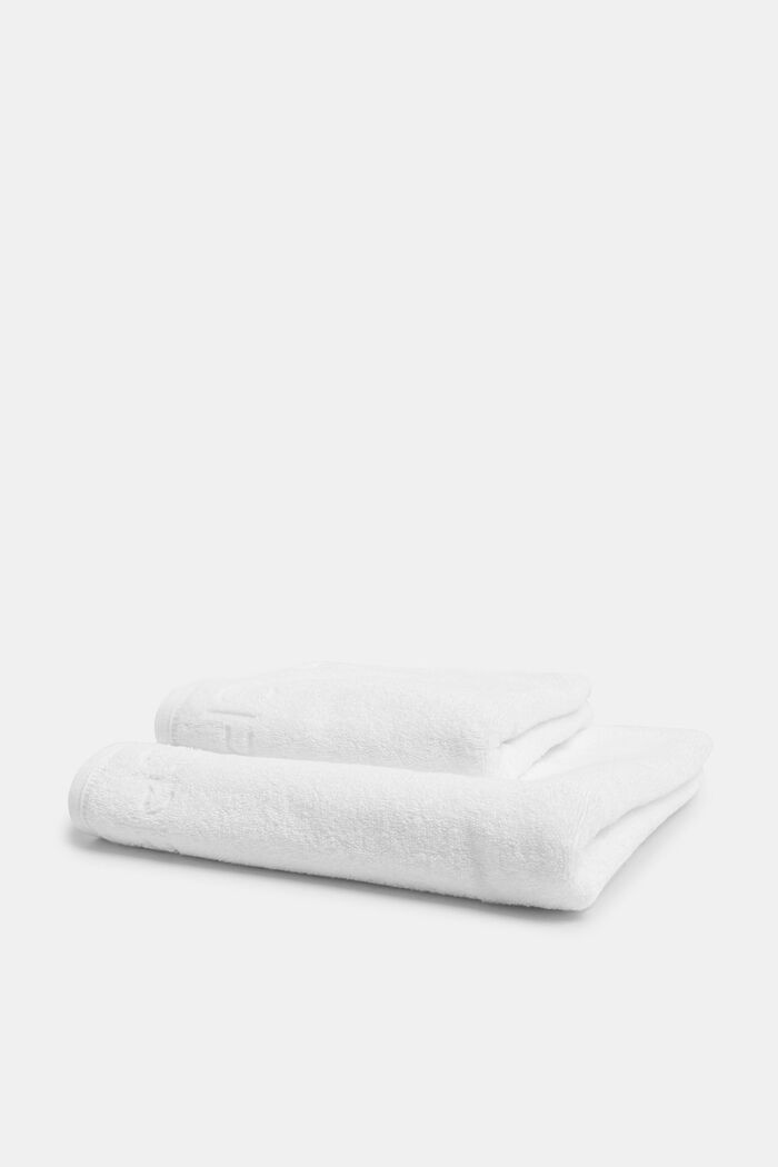 Terry cloth towel collection, WHITE, detail image number 3