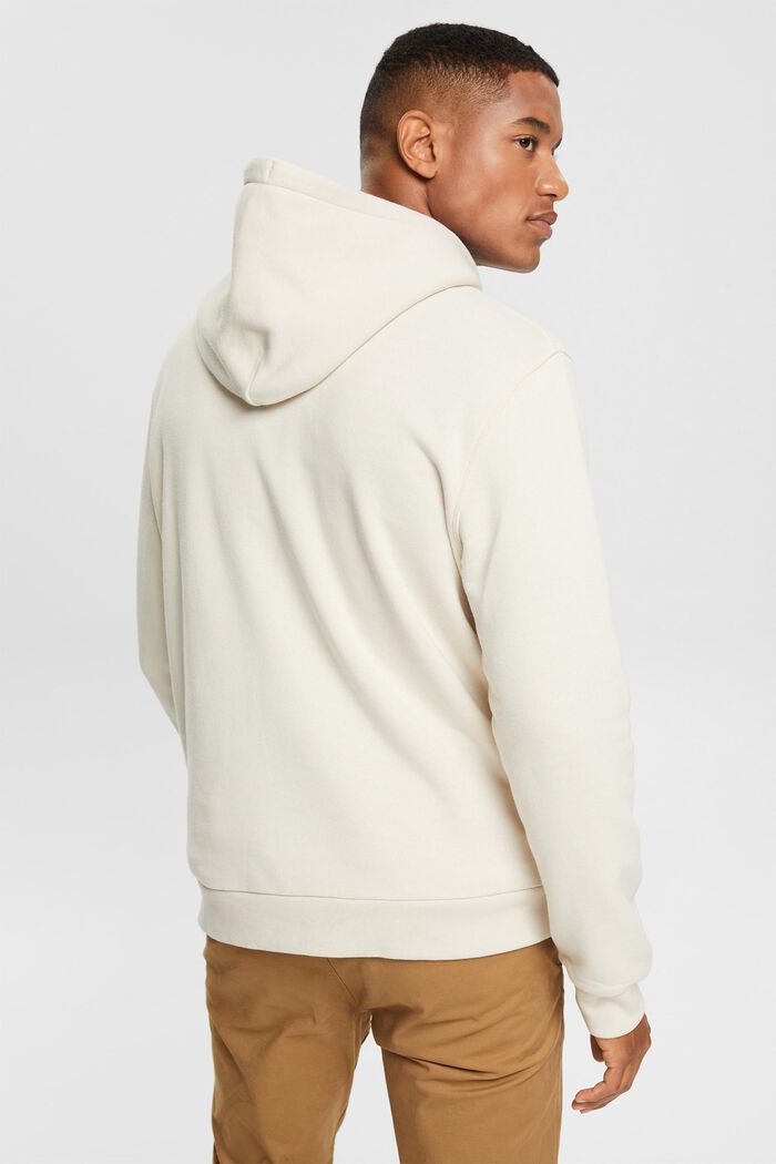 Sweatshirt hoodie, CREAM BEIGE, detail image number 3