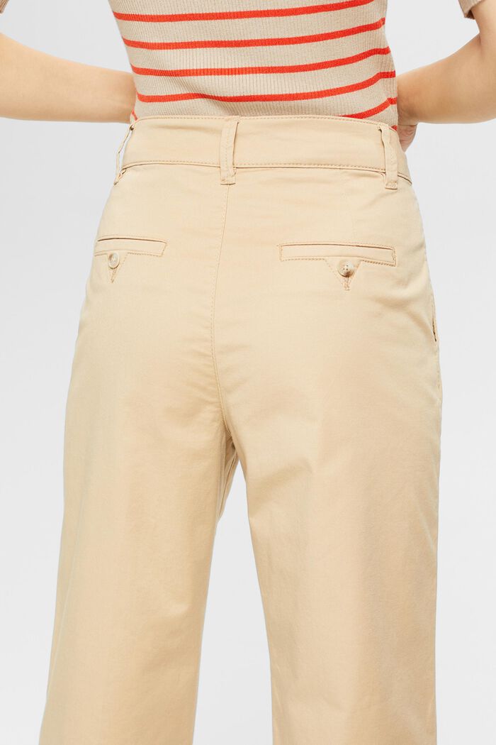 High-rise straight leg chinos, SAND, detail image number 4