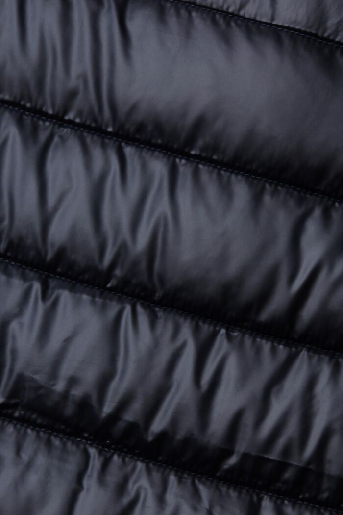 Quilted jacket with detachable hood, BLACK, detail image number 1