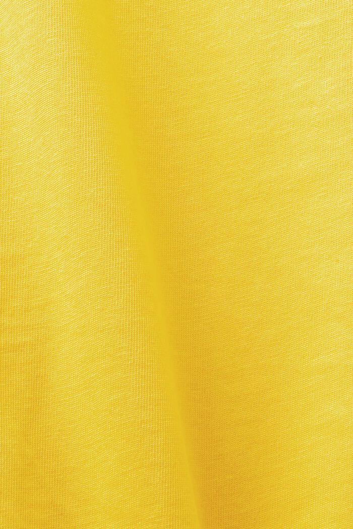 Unisex Logo Cotton Jersey T-Shirt, YELLOW, detail image number 7