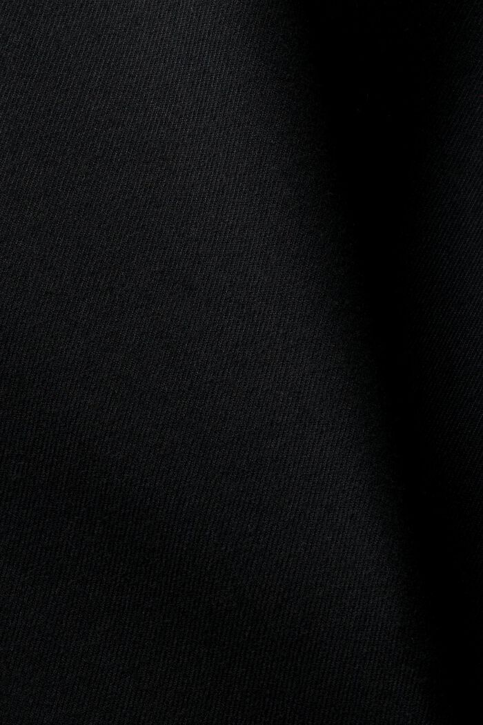 Oversized Flannel Blazer, BLACK, detail image number 5