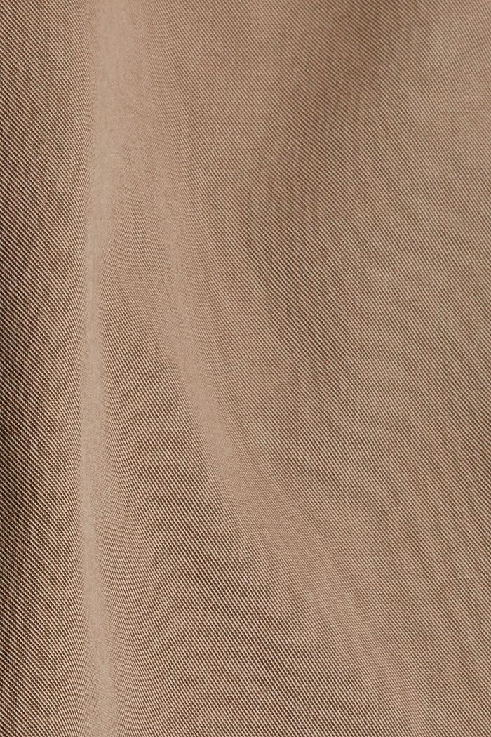 Capri trousers in pima cotton, TAUPE, detail image number 1