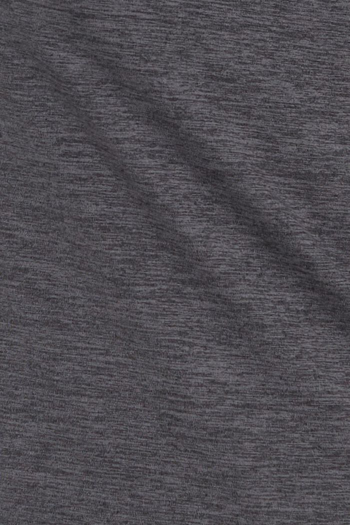 Recycled: activewear top with E-Dry, ANTHRACITE, detail image number 4