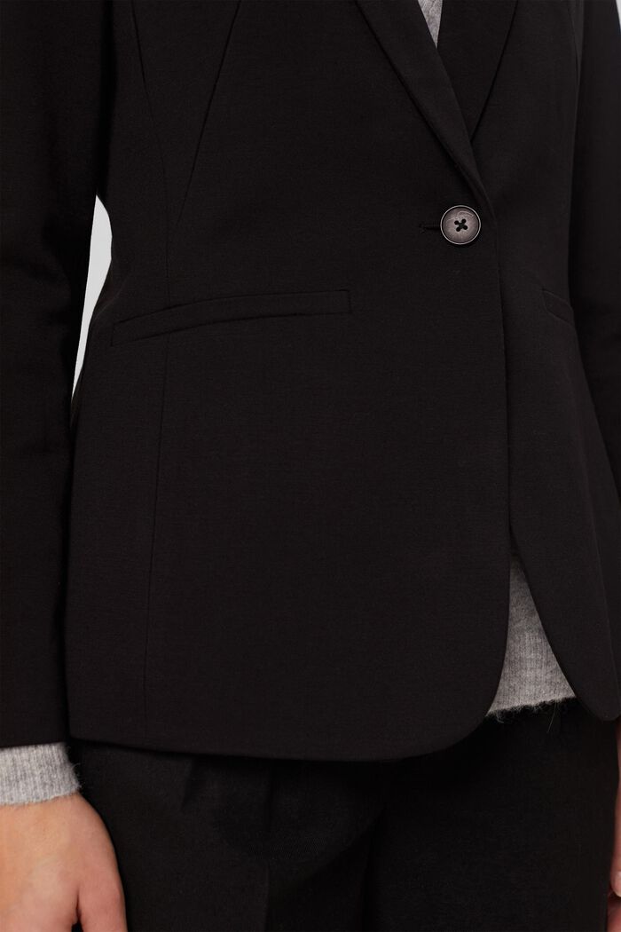 PUNTO mix + match jersey blazer, BLACK, detail image number 2