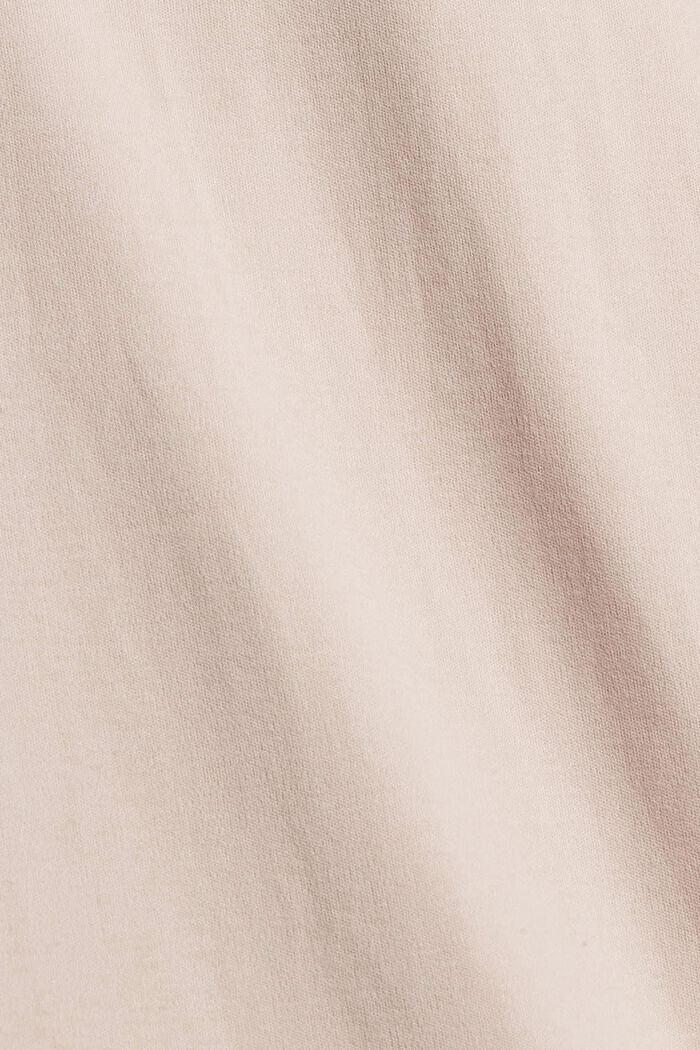 Jersey trousers with a wide leg, DUSTY NUDE, detail image number 4