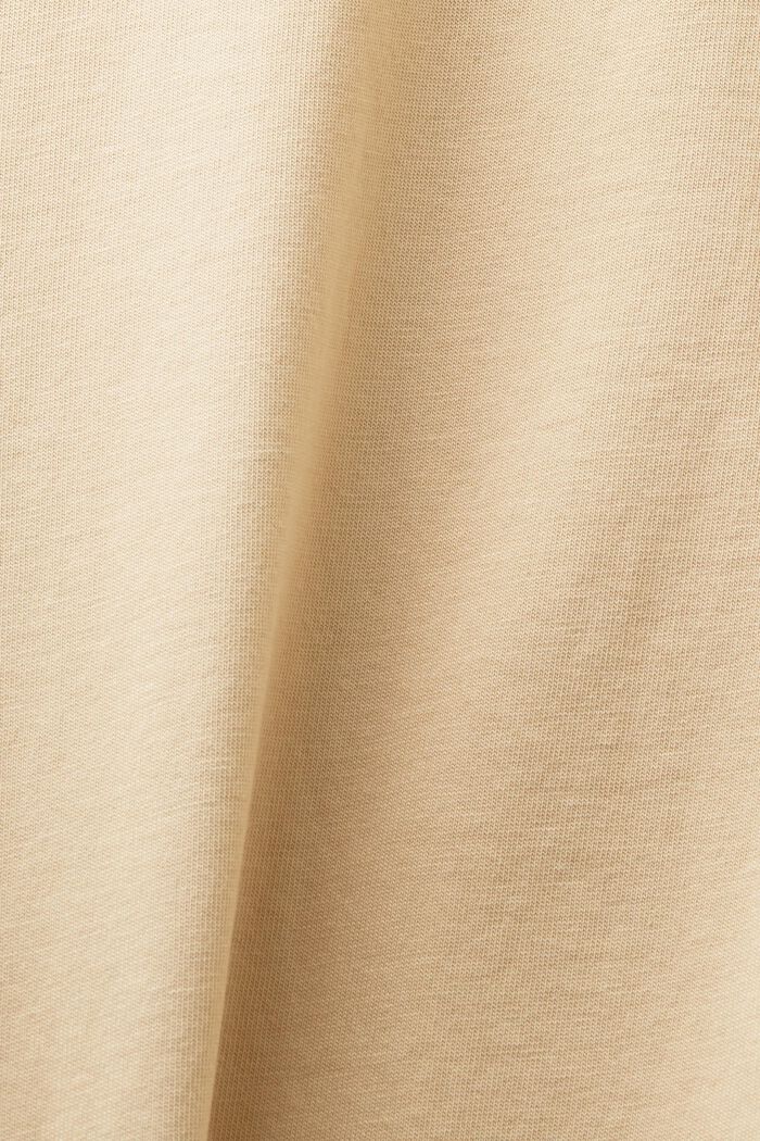 Embroidered T-Shirt Dress, SAND, detail image number 5