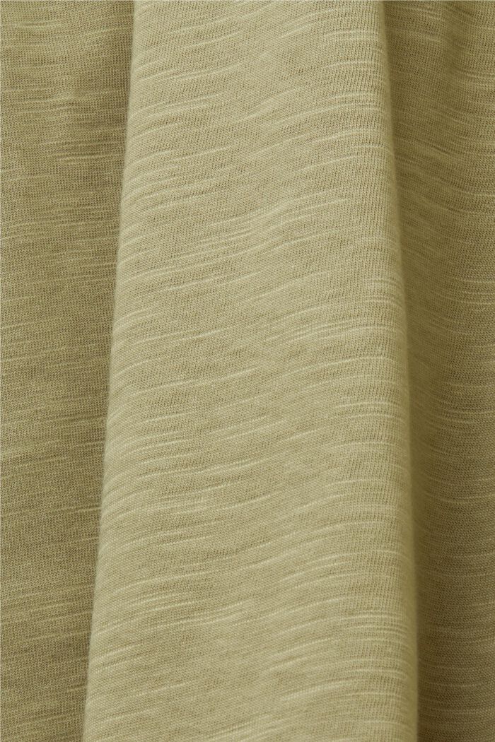 Jersey camisole top, 100% cotton, LIGHT KHAKI, detail image number 6