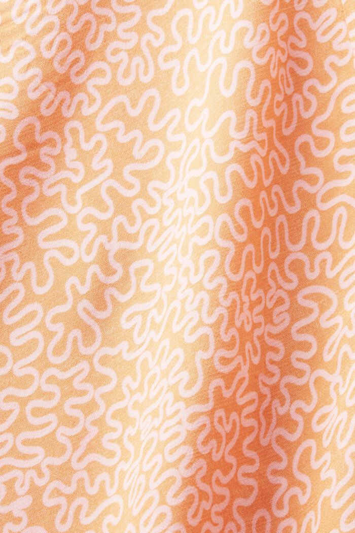 Printed Midi Skirt, BRIGHT ORANGE, detail image number 5
