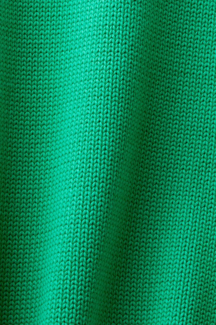 Cotton Turtleneck Sweater, GREEN, detail image number 5
