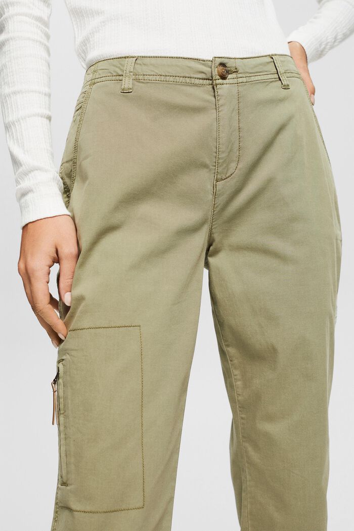 Trousers with decorative pockets, LIGHT KHAKI, detail image number 2