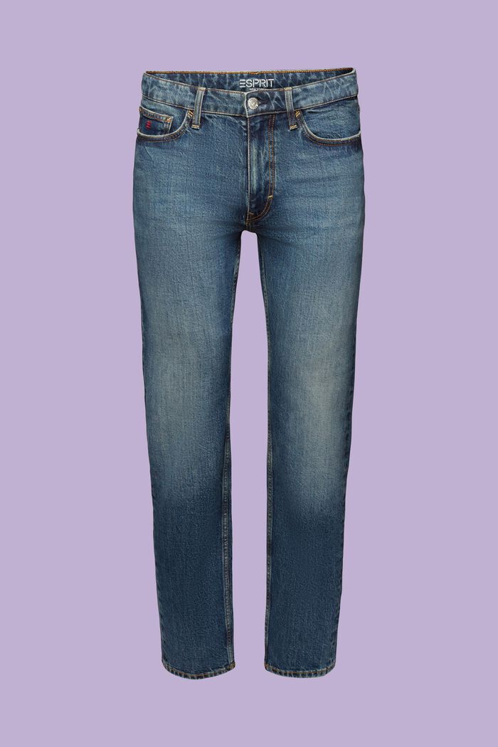 Straight Jeans, BLUE DARK WASHED, detail image number 8