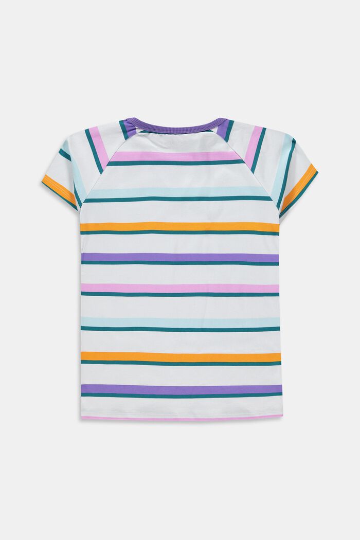 Striped T-Shirt, WHITE, detail image number 1