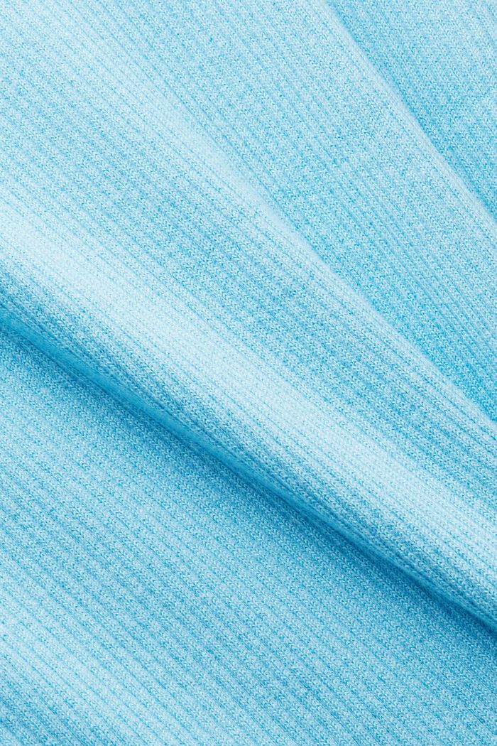 Ribbed Sweater Tank, LIGHT TURQUOISE, detail image number 4