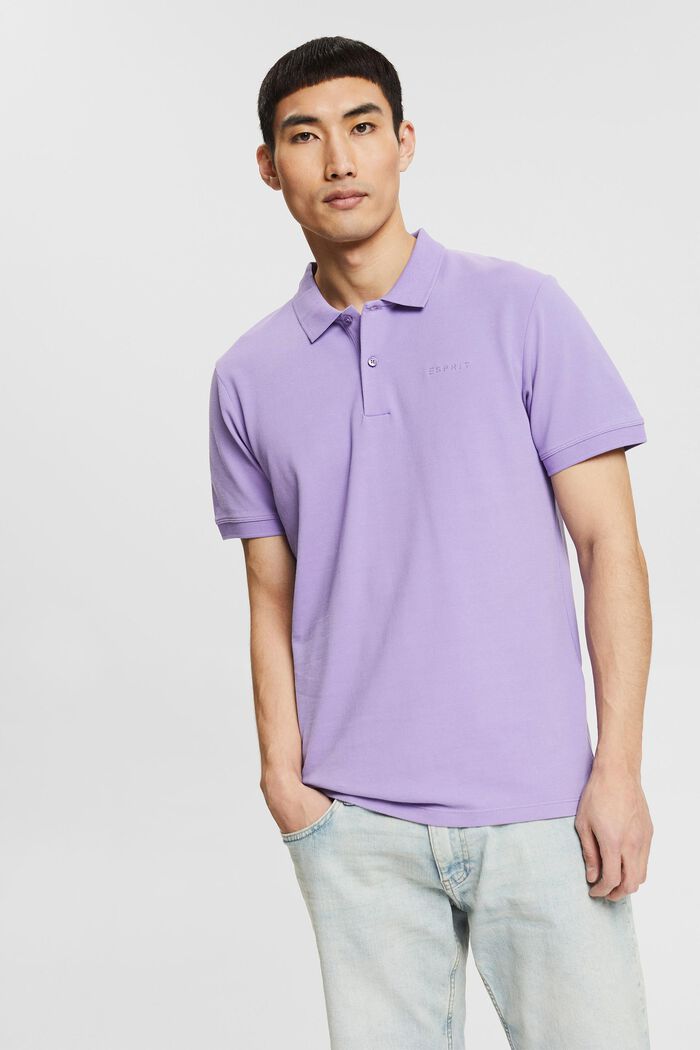 Polo shirt made of 100% pima cotton, LILAC, detail image number 0
