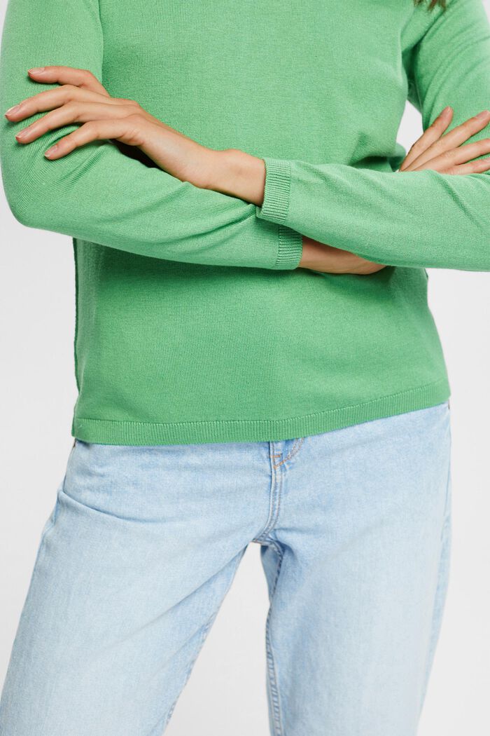 Knitted jumper, GREEN, detail image number 0