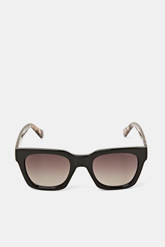 Gradient Square Framed Sunglasses, BLACK, detail image number 0