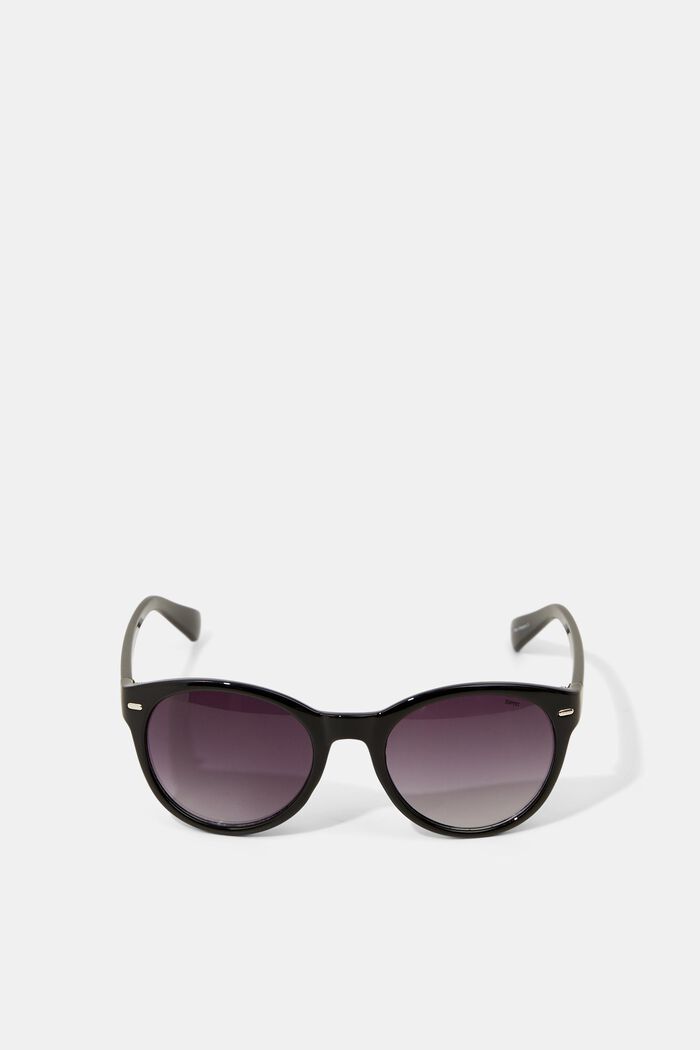Sunglasses with patterned temples, BLACK, detail image number 0
