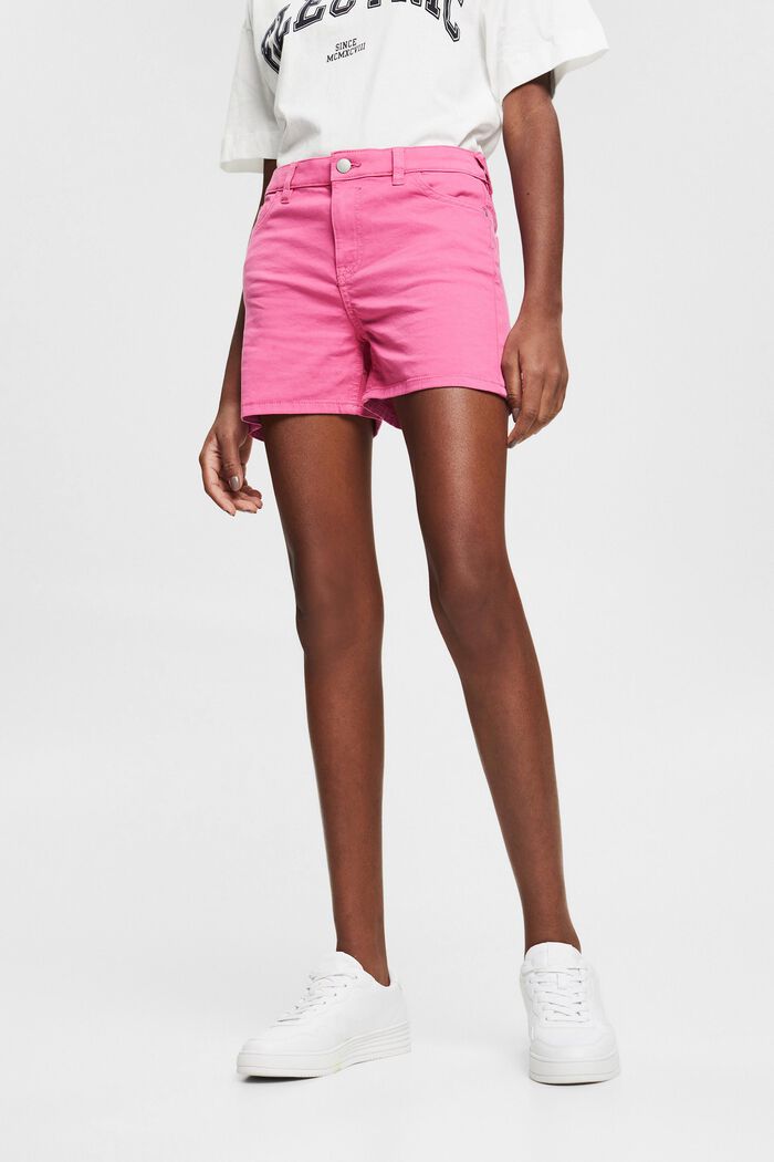 Shorts with stretch for comfort, PINK FUCHSIA, detail image number 0