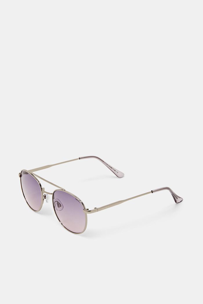 Aviator-style sunglasses with coloured lenses, PURPLE, detail image number 2