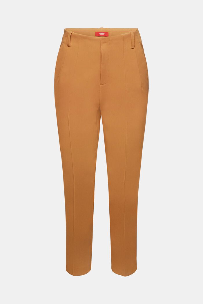 High waisted chino with darts, CARAMEL, detail image number 6