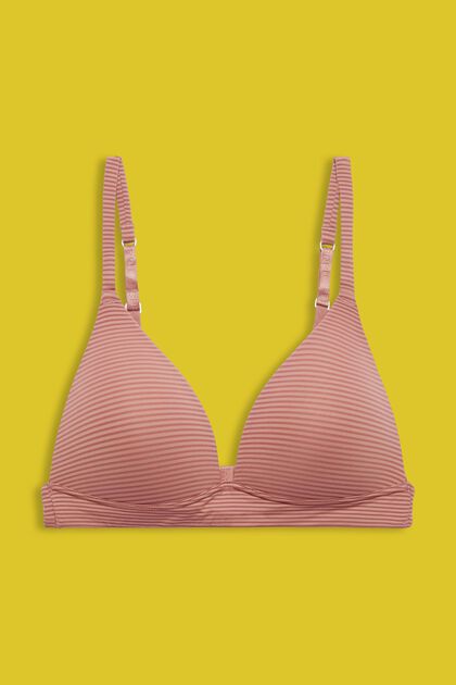 Recycled: padded microfibre bra