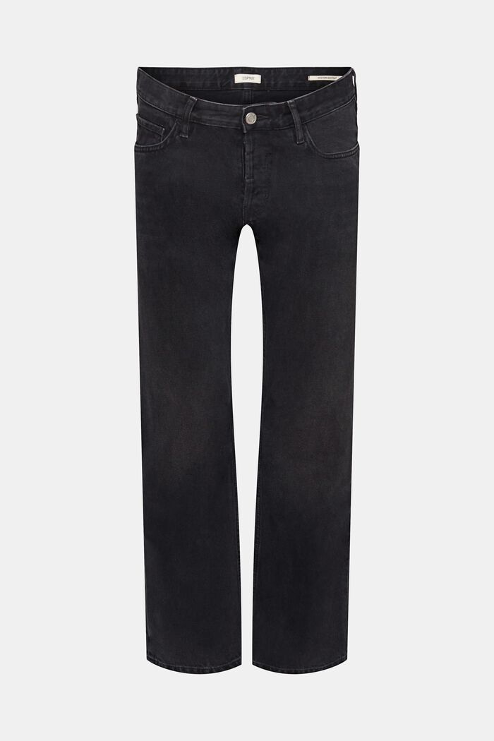 Western bootcut jeans, BLACK DARK WASHED, detail image number 7