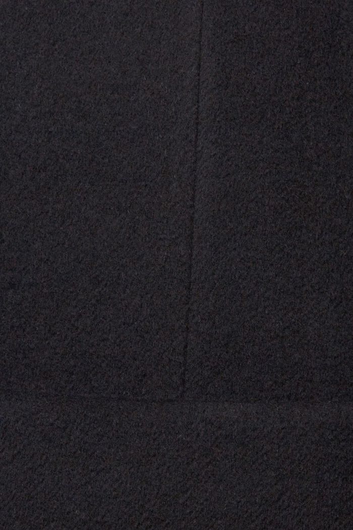 Wool blend coat, BLACK, detail image number 1