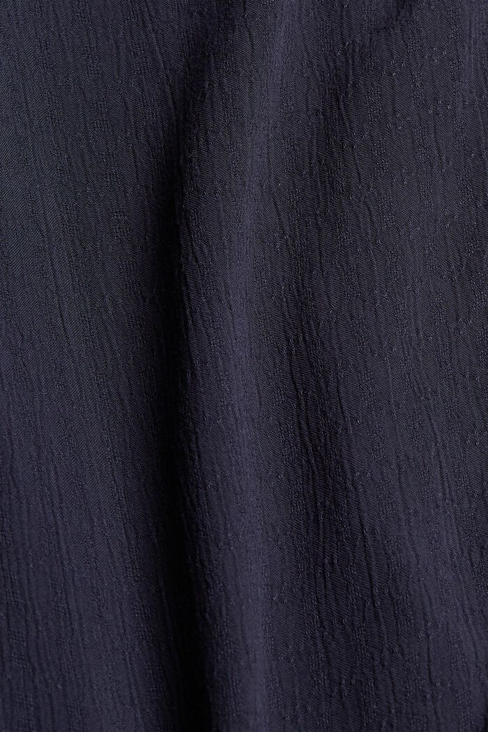 Blouse made from LENZING™ ECOVERO™, NAVY, detail image number 4