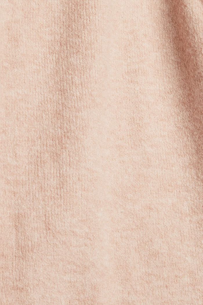 Soft knitted cardigan with wool, PASTEL PINK, detail image number 4