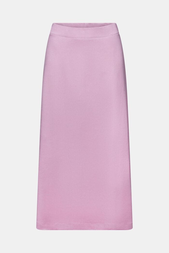Jersey Midi Skirt, MAUVE, detail image number 5