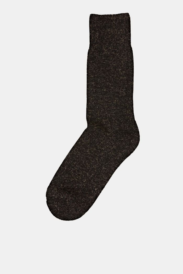 Melange cotton blend socks