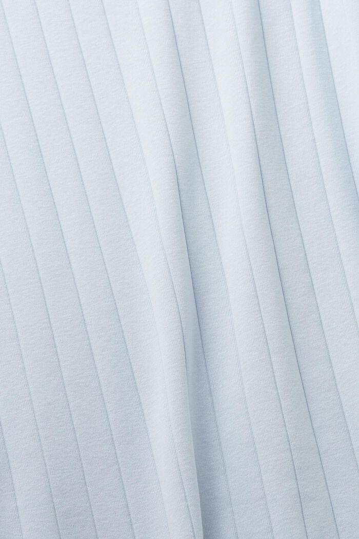 Ribbed long-sleeved top, PASTEL BLUE, detail image number 5