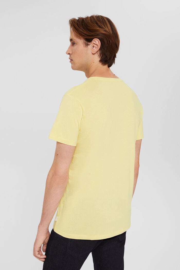 Cotton jersey T-shirt, YELLOW, detail image number 3