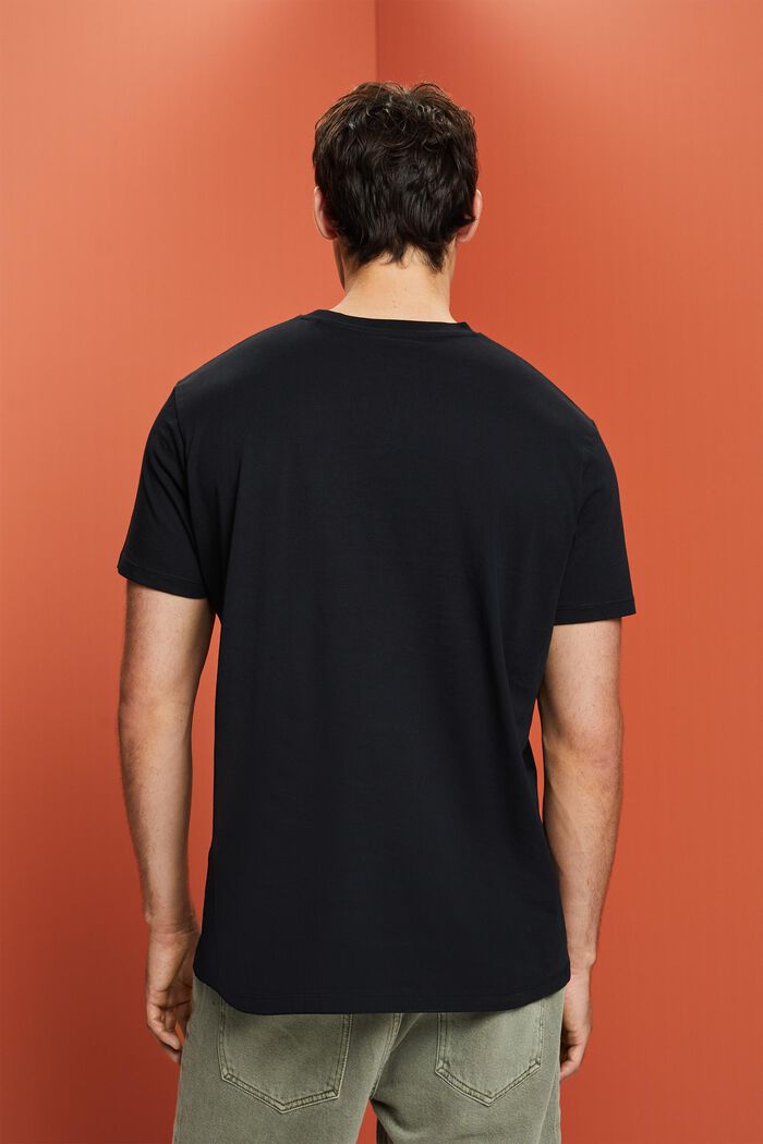 Jersey t-shirt, BLACK, detail image number 3