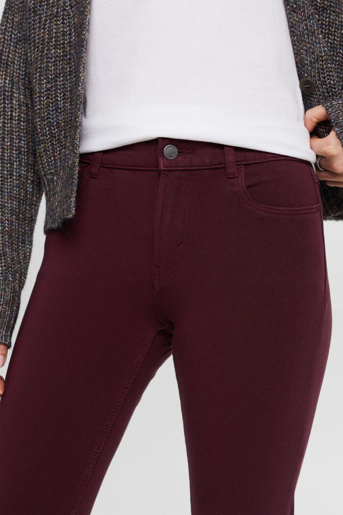 Stretch trousers, AUBERGINE, detail image number 2