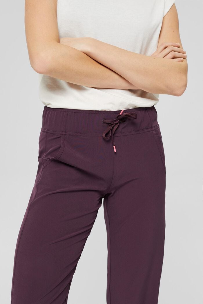 Trousers, AUBERGINE, detail image number 2
