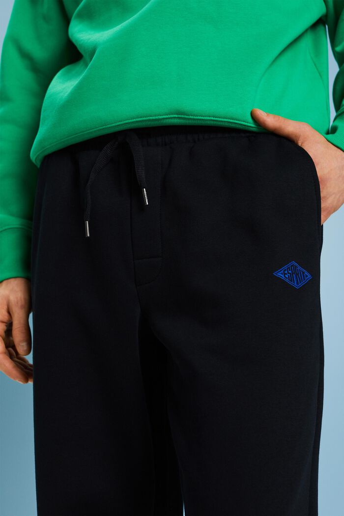 Embroidered Sweatpants, BLACK, detail image number 2
