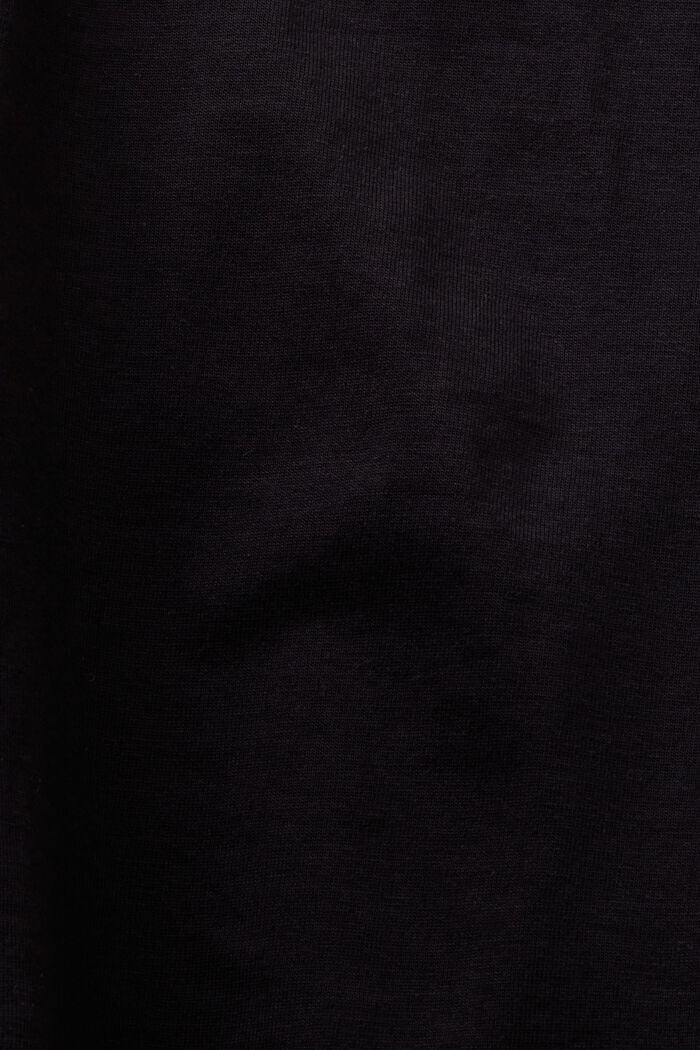Printed Graphic T-Shirt, BLACK, detail image number 4