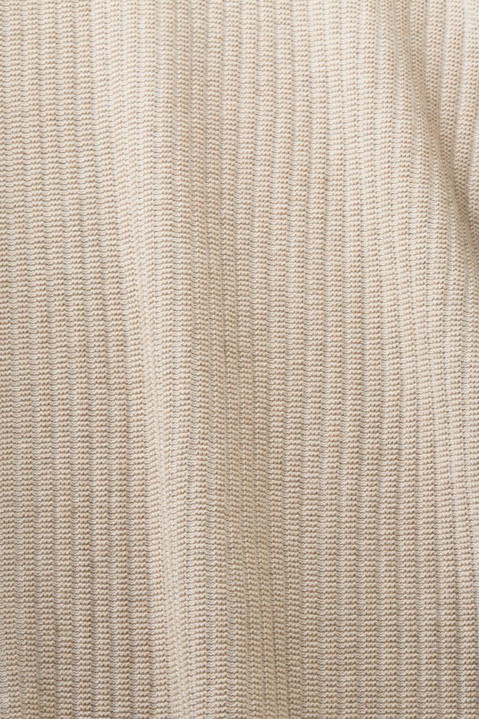 Two-coloured rib knit jumper, LIGHT TAUPE, detail image number 5