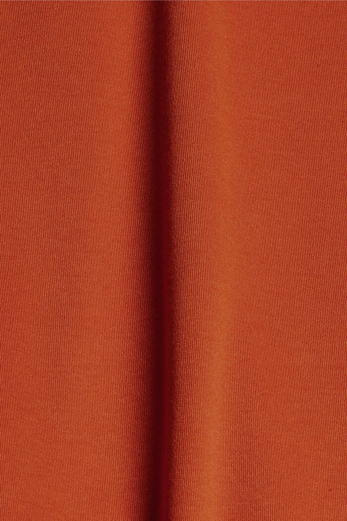 Made of TENCEL™: jersey midi skirt, TERRACOTTA, detail image number 4