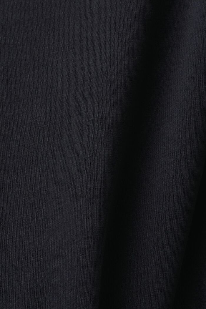 Jersey t-shirt, BLACK, detail image number 5