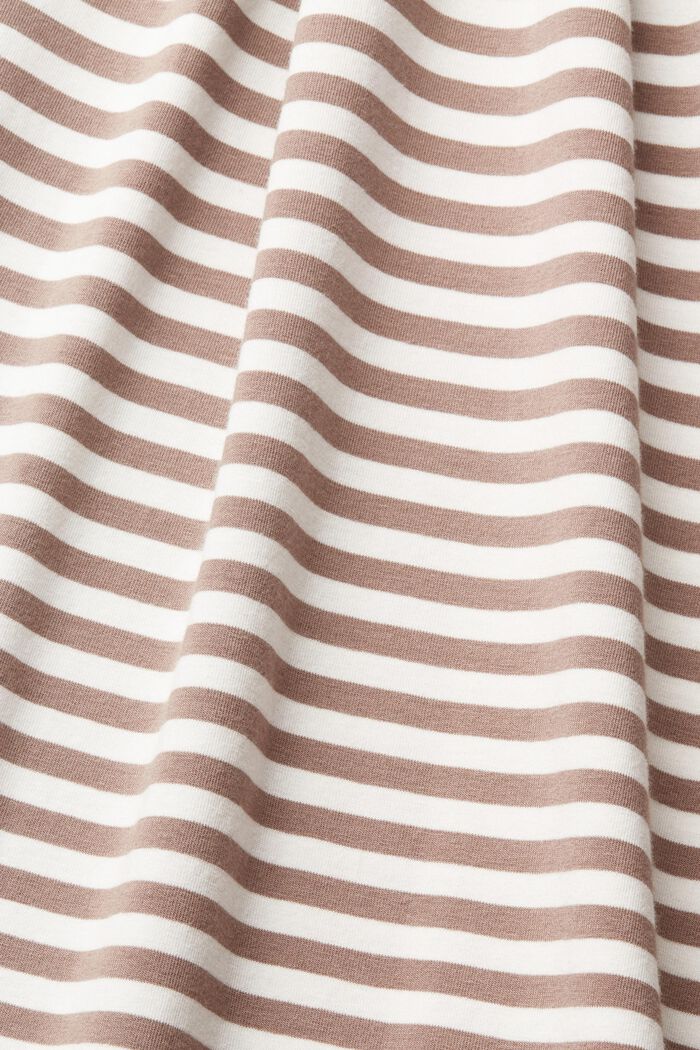 Containing TENCEL™: striped dress, TAUPE, detail image number 6