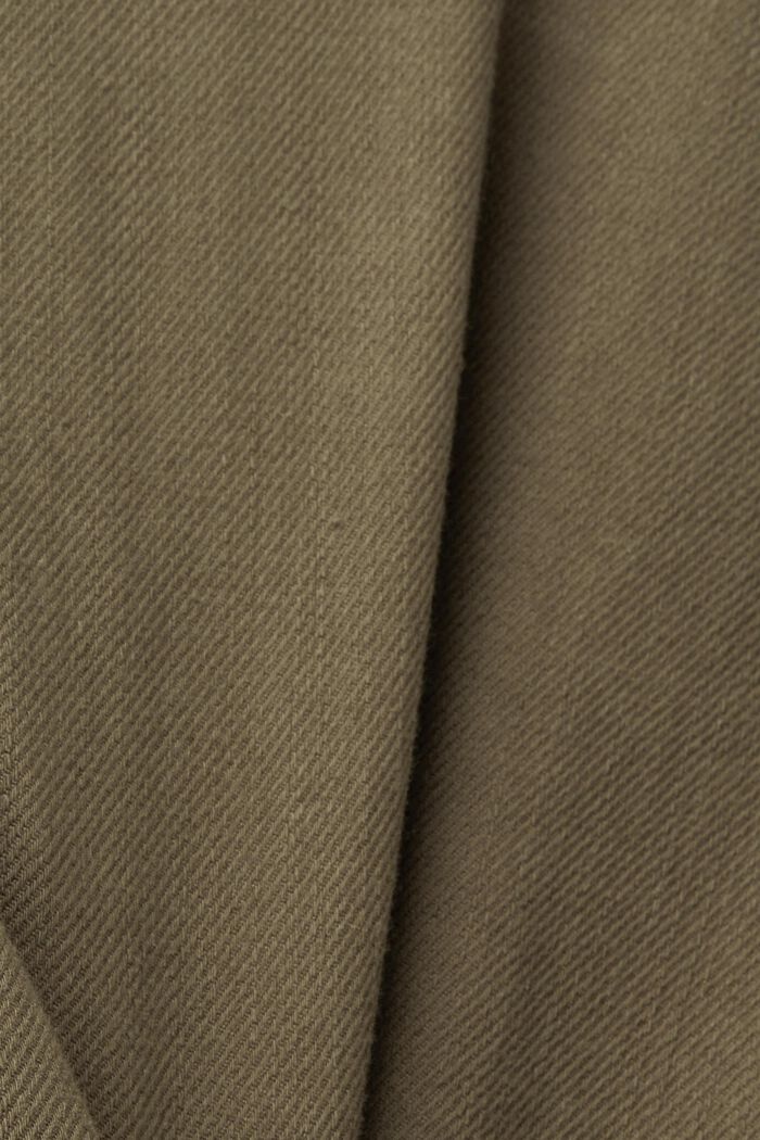 Utility jacket with elasticated waist, KHAKI GREEN, detail image number 5