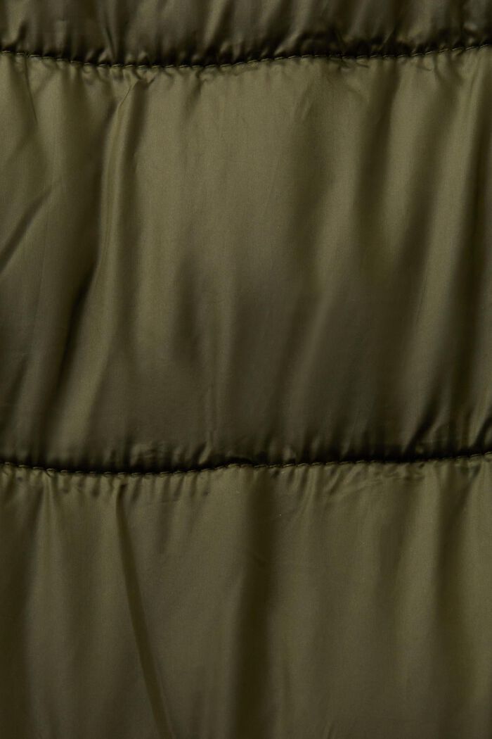 Quilted Puffer Vest, DARK KHAKI, detail image number 7