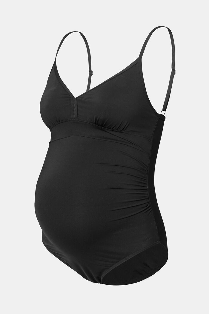 Swimsuit with padded cups, BLACK, detail image number 0
