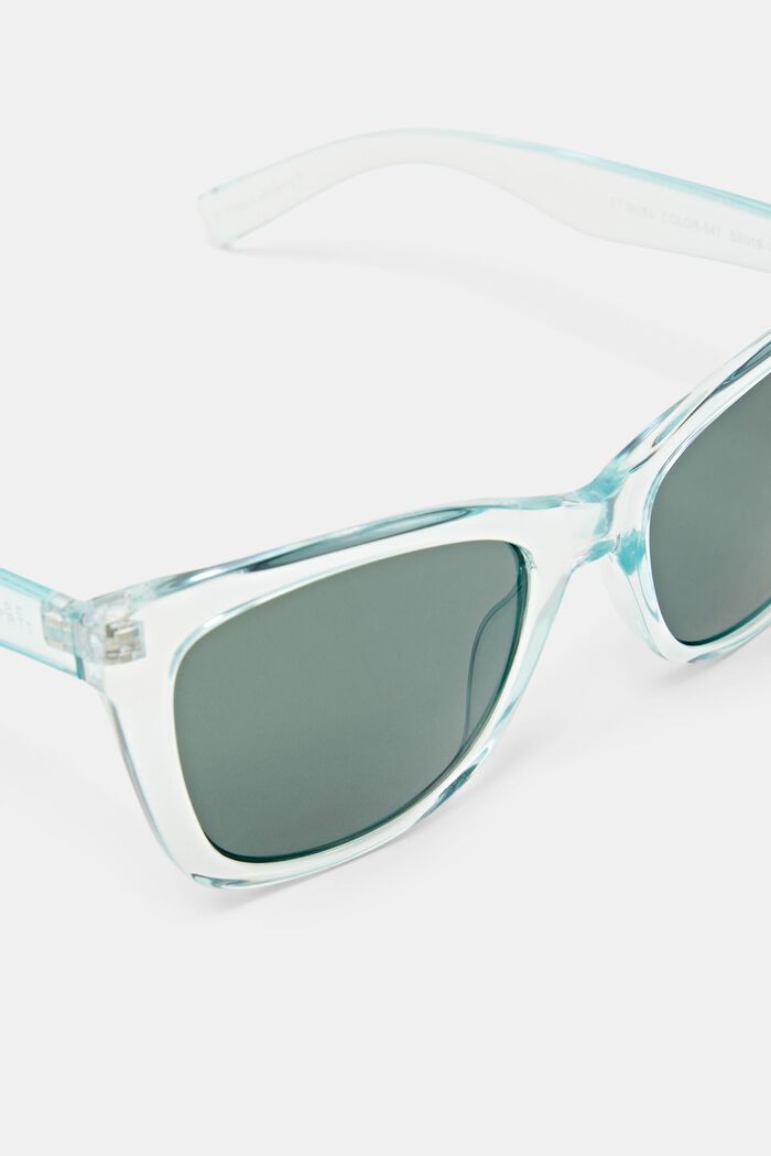 Square Framed Sunglasses, GREEN, detail image number 1